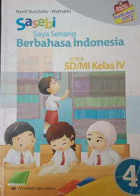 Image of Saya Senang Berbahasa Indonesia untuk SD Kelas 4