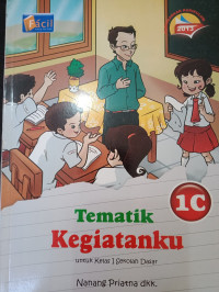 Image of Tematik Kegiatanku 1C kelas 1 Sekolah Dasar