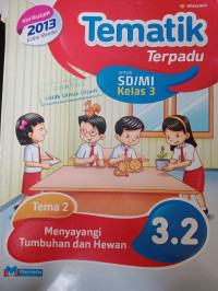 Image of Tematik Terpadu Tema 2 Menyayangi Tumbuhan dan Hewan 3.2